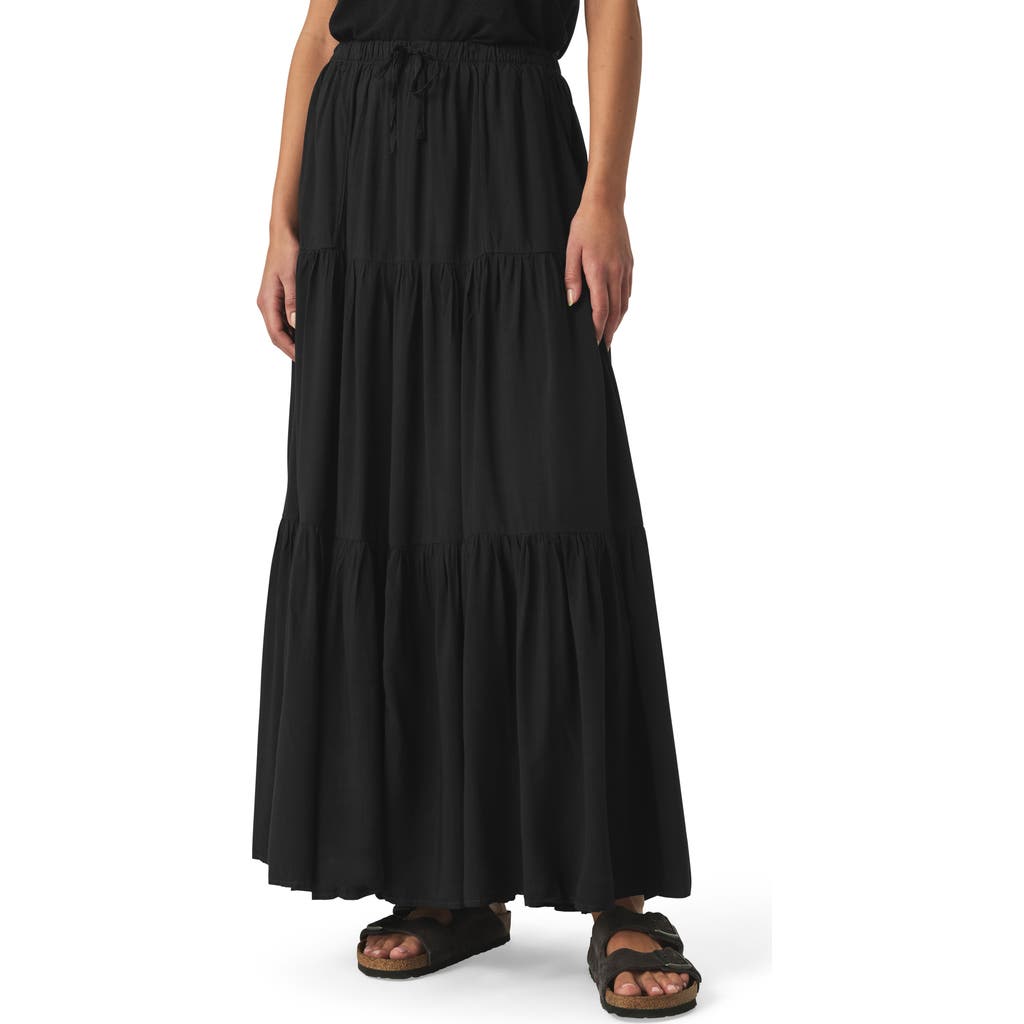 SPLENDID SPLENDID MELANIE TIERED DRAWSTRING MAXI SKIRT