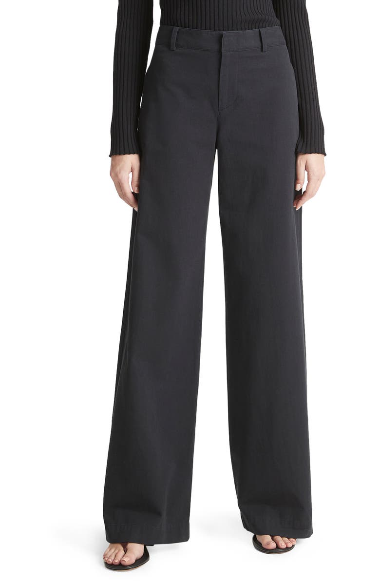 Vince Cotton Wide Leg Pants, Main, color, 