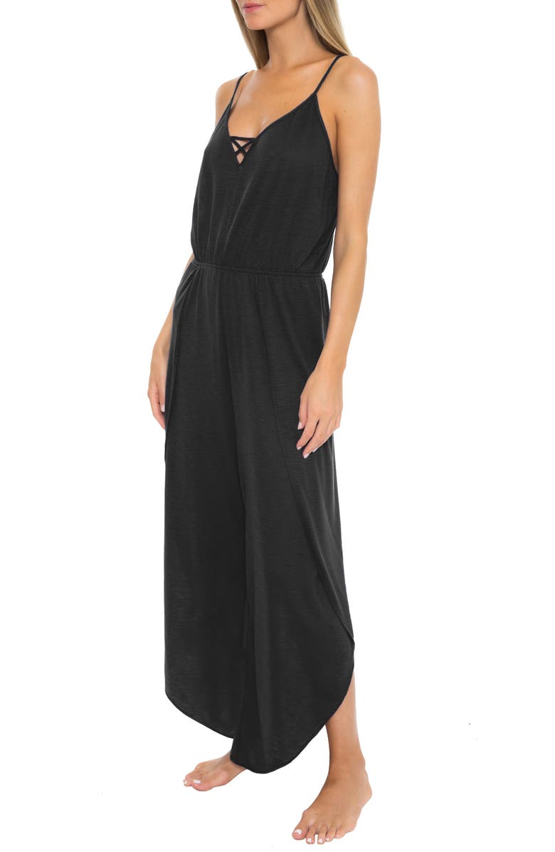 Becca Breezy Wide Leg Cover-Up Jumpsuit, Alternate, color,