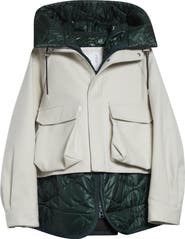 Sacai Mixed Media Blouson Jacket