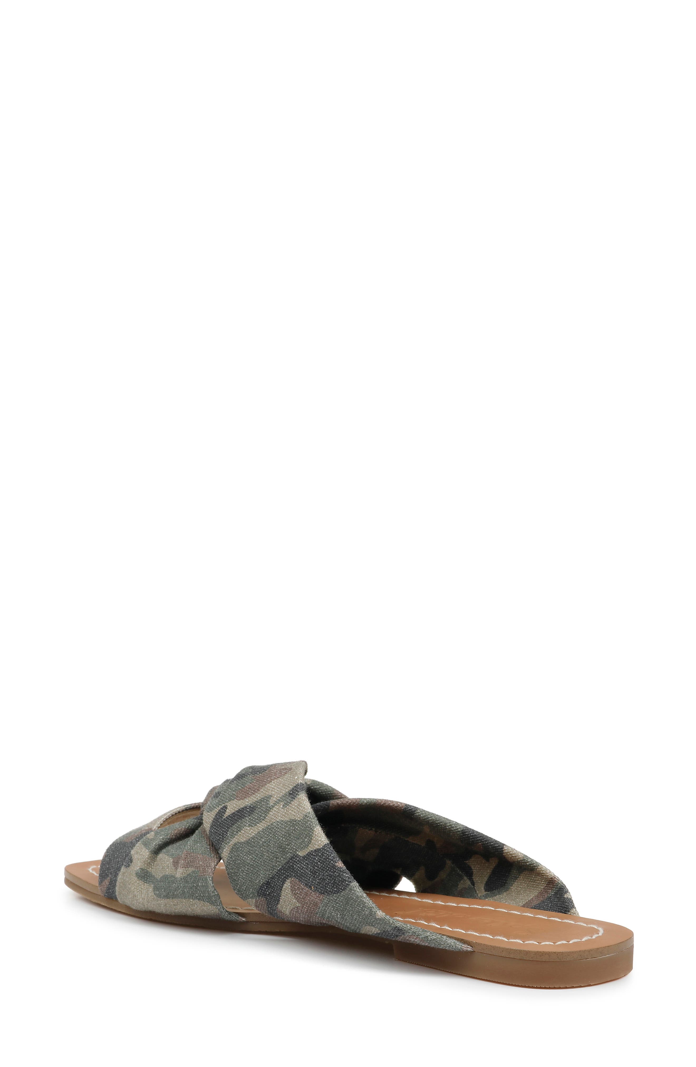 Alannis Slide Sandal, Alternate, color, CAMOUFLAGE FABRIC