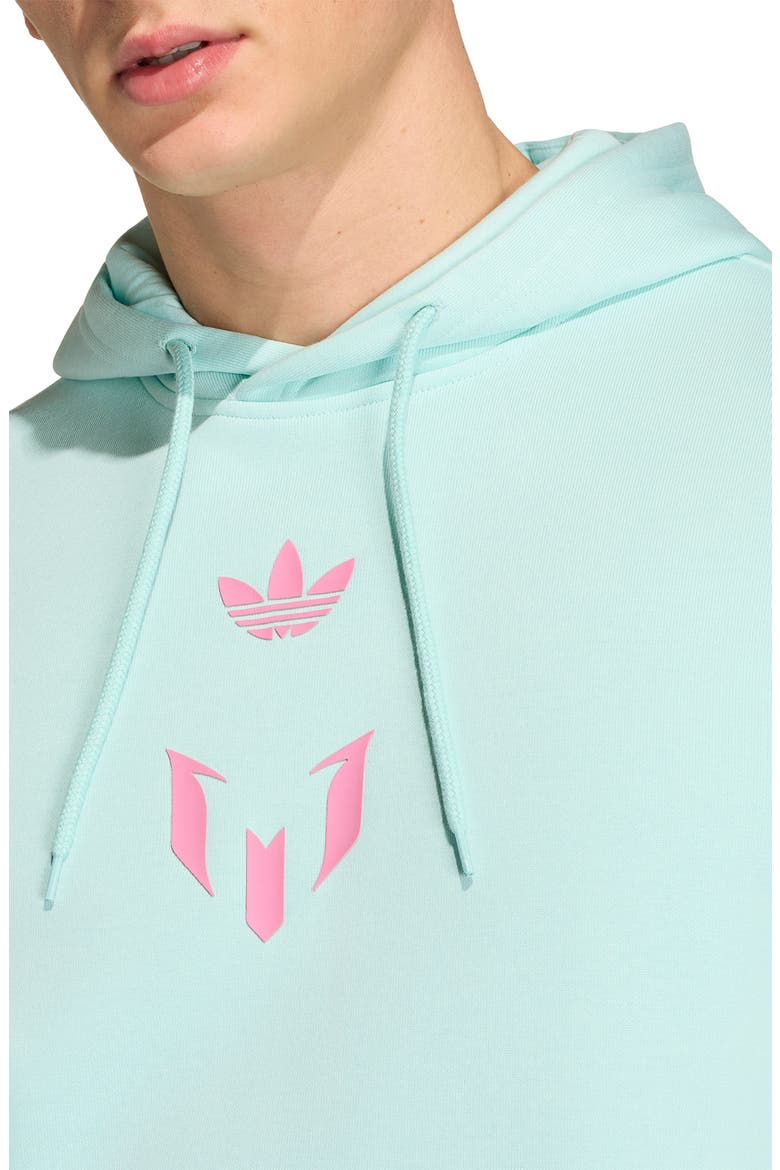 Messi Fleece Hoodie, Alternate, color, SEMI FLASH AQUA/ /