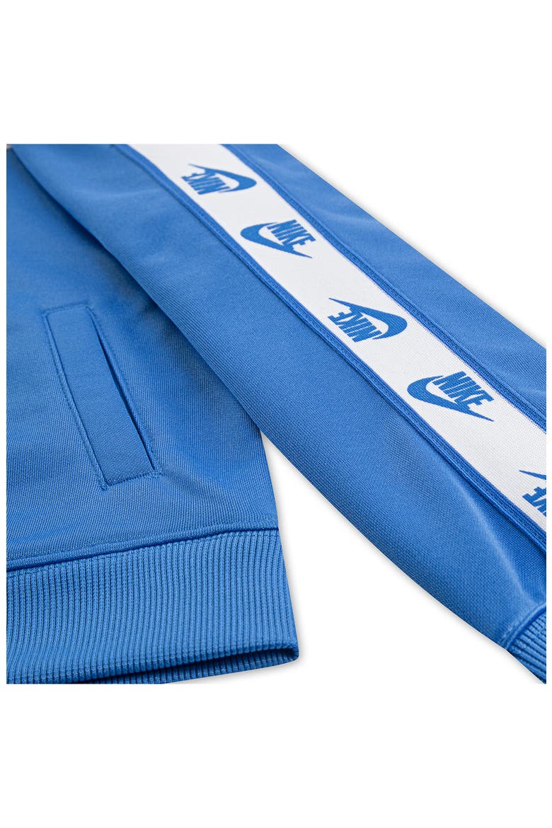 Kids' Logo Tape Track Jacket & Joggers Set, Alternate, color, LIGHT PHOTO BLUE