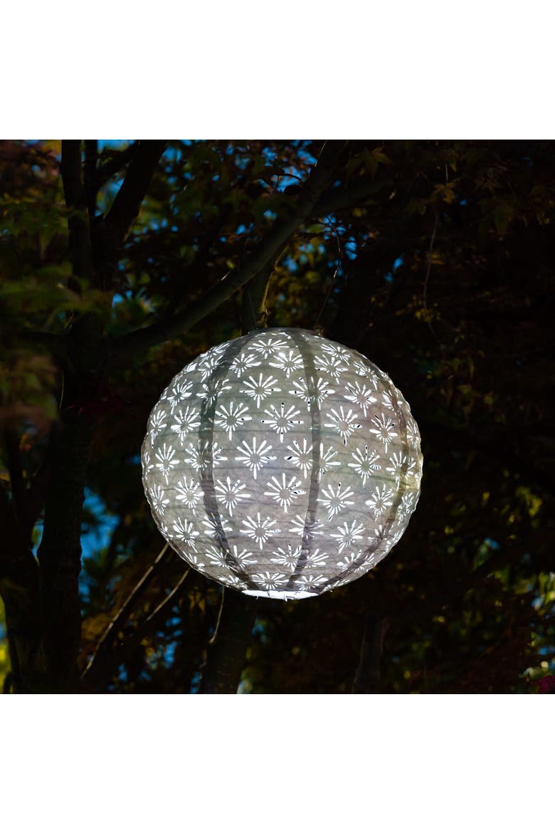 Soji Stella - Deco Globe Solar Lantern, Alternate, color, White