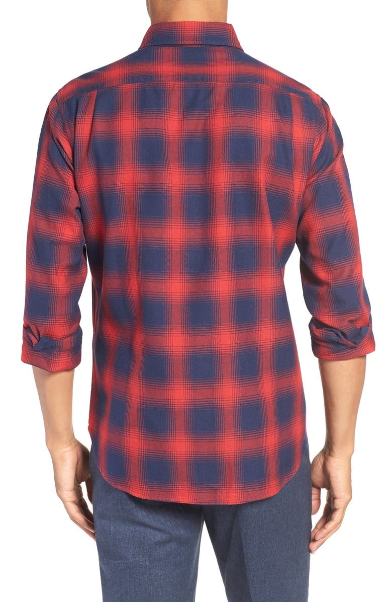 Bonobos Buckthorn Slim Fit Flannel Shirt, Alternate, color, 