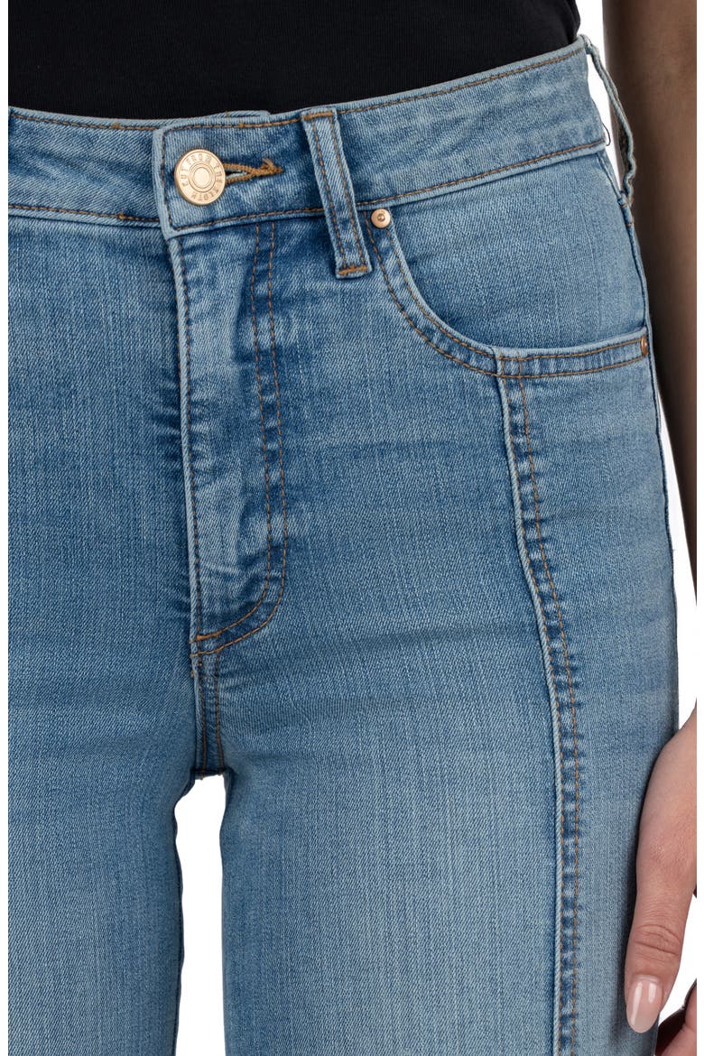 Ana Seamed High Waist Flare Jeans, Alternate, color, ACCEPTANCE