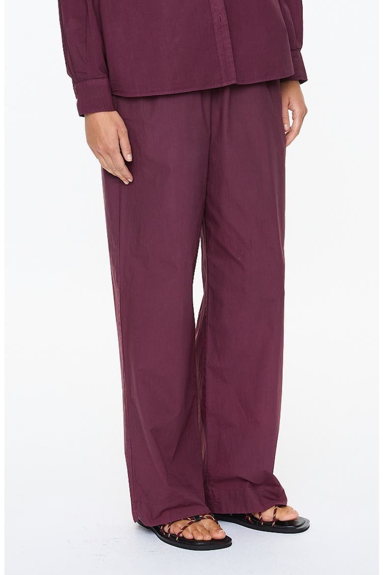Cala Cotton Drawstring Pants, Alternate, color, CHERRY
