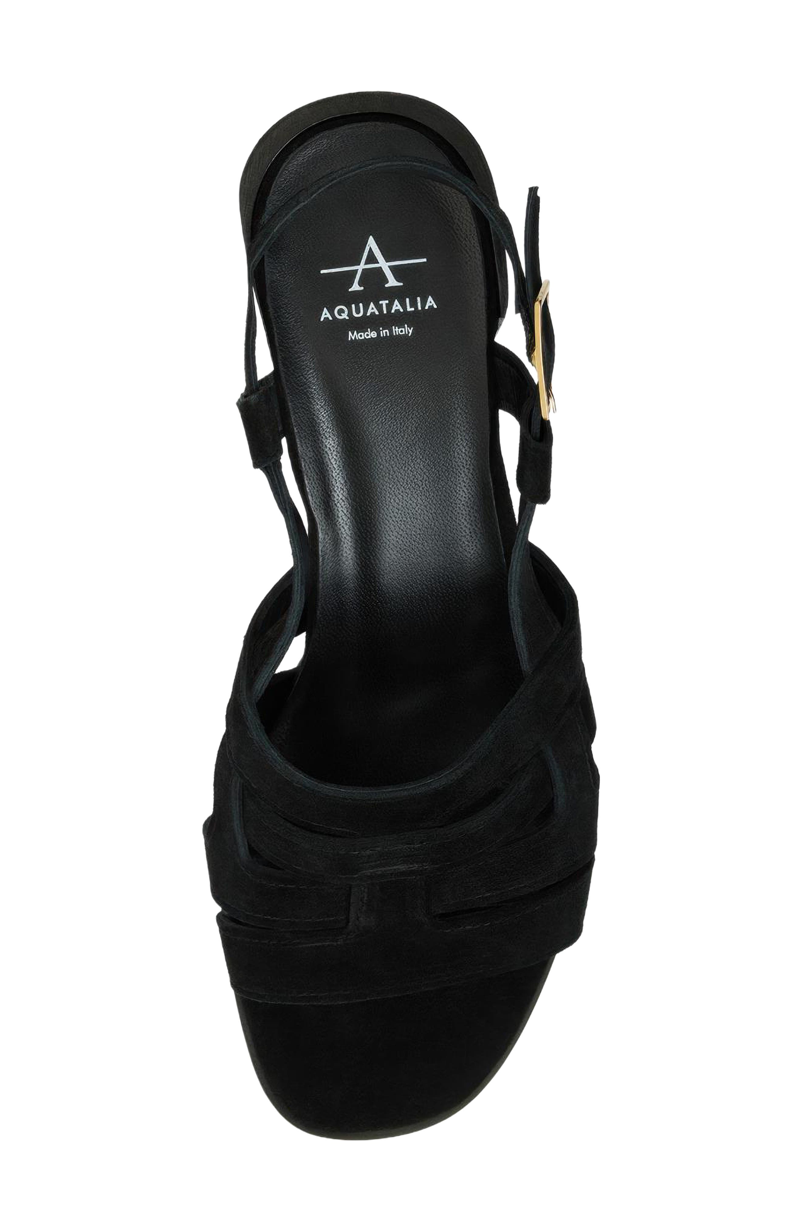 Aquatalia Dimaro Weatherproof Slingback Sandal, Alternate, color, 
