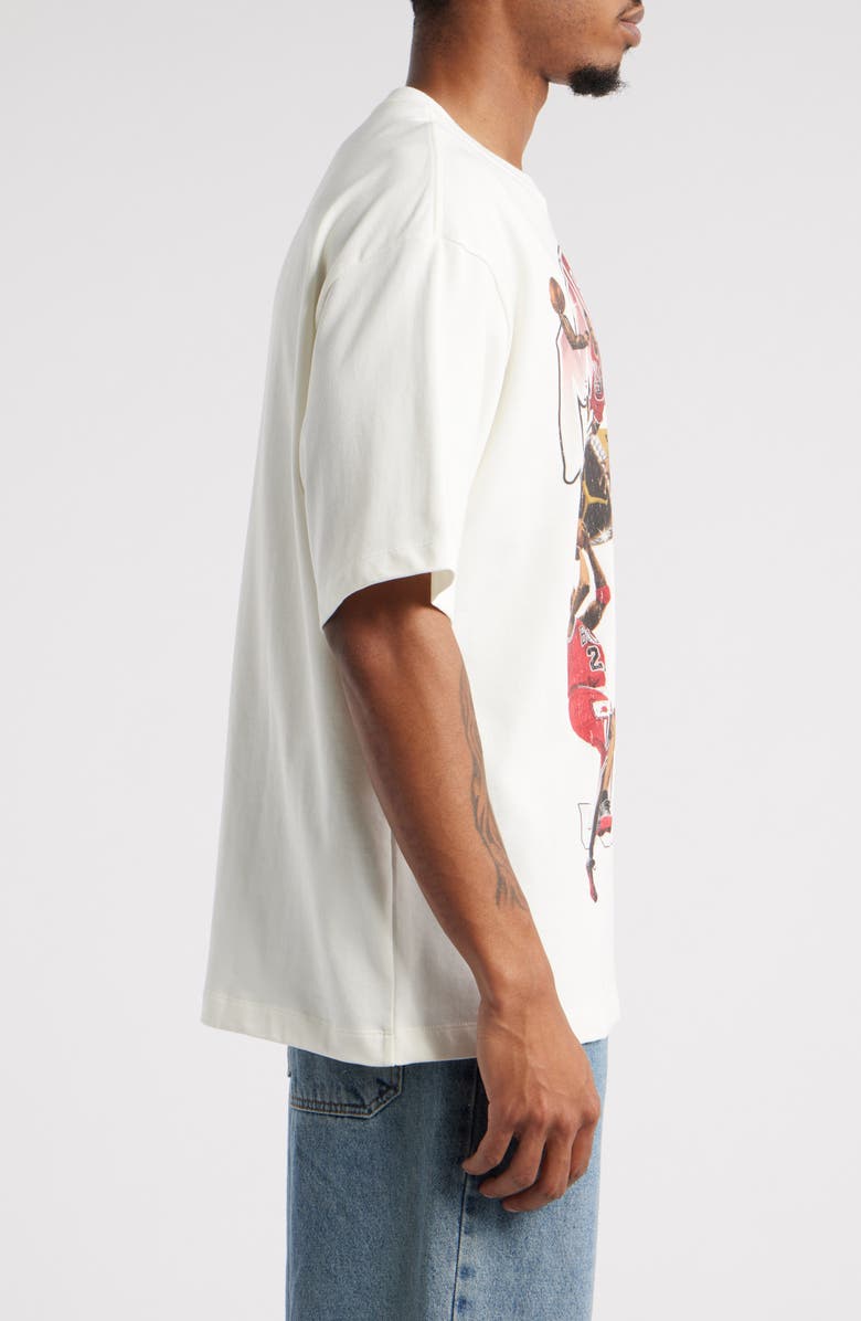 Jordan Essentials Oversize Photo Graphic T-Shirt, Alternate, color, Sail/ Varsity Red/ Varsity Red