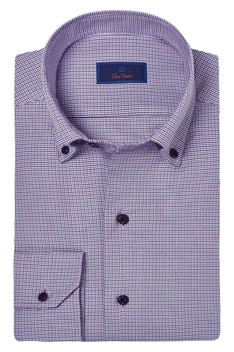 Micro Dobby Dot Cotton Sport Shirt, Main, color, LILAC/ MULTI