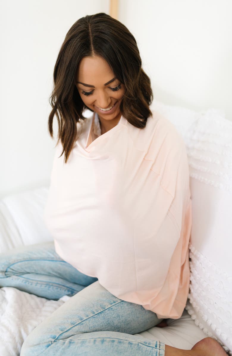Copper Pearl Print 5-in-1 Car Seat Cover, Alternate, color, Blush