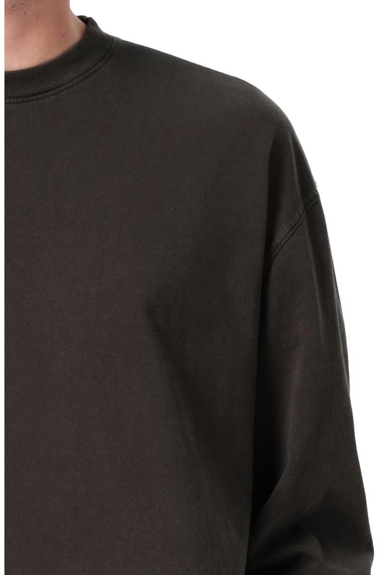 Asha Long Sleeve Cotton T-Shirt, Alternate, color, FRACTURE DARK WASH