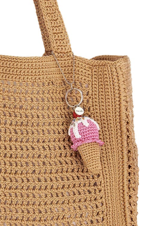 The Sak Yarnicharmz Hand Crochet Dangle In Neutral