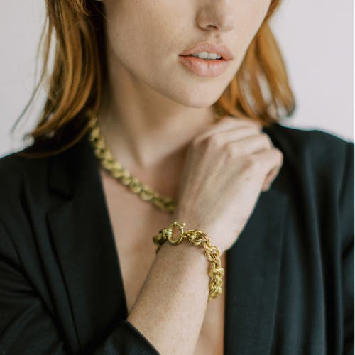 Freya Rose Sumba Circular Bracelet Gold In Gold