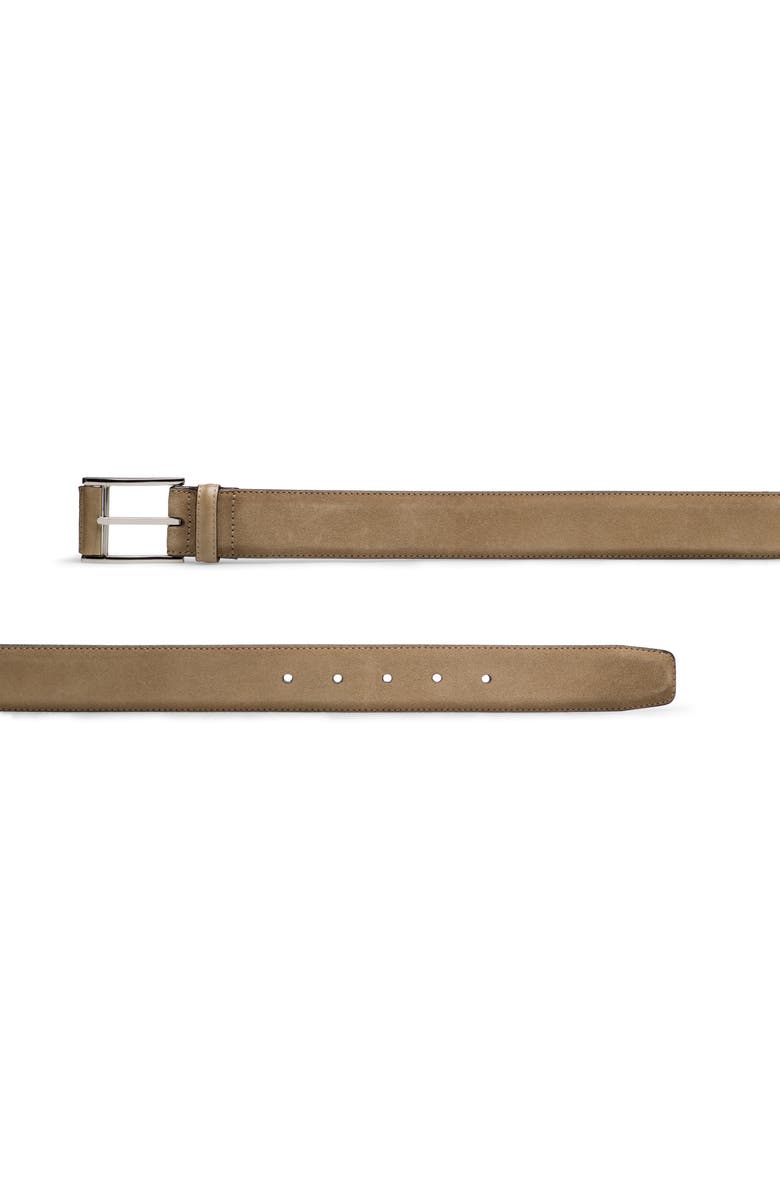 Magnanni Velaz Suede Belt, Alternate, color, Avena Suede