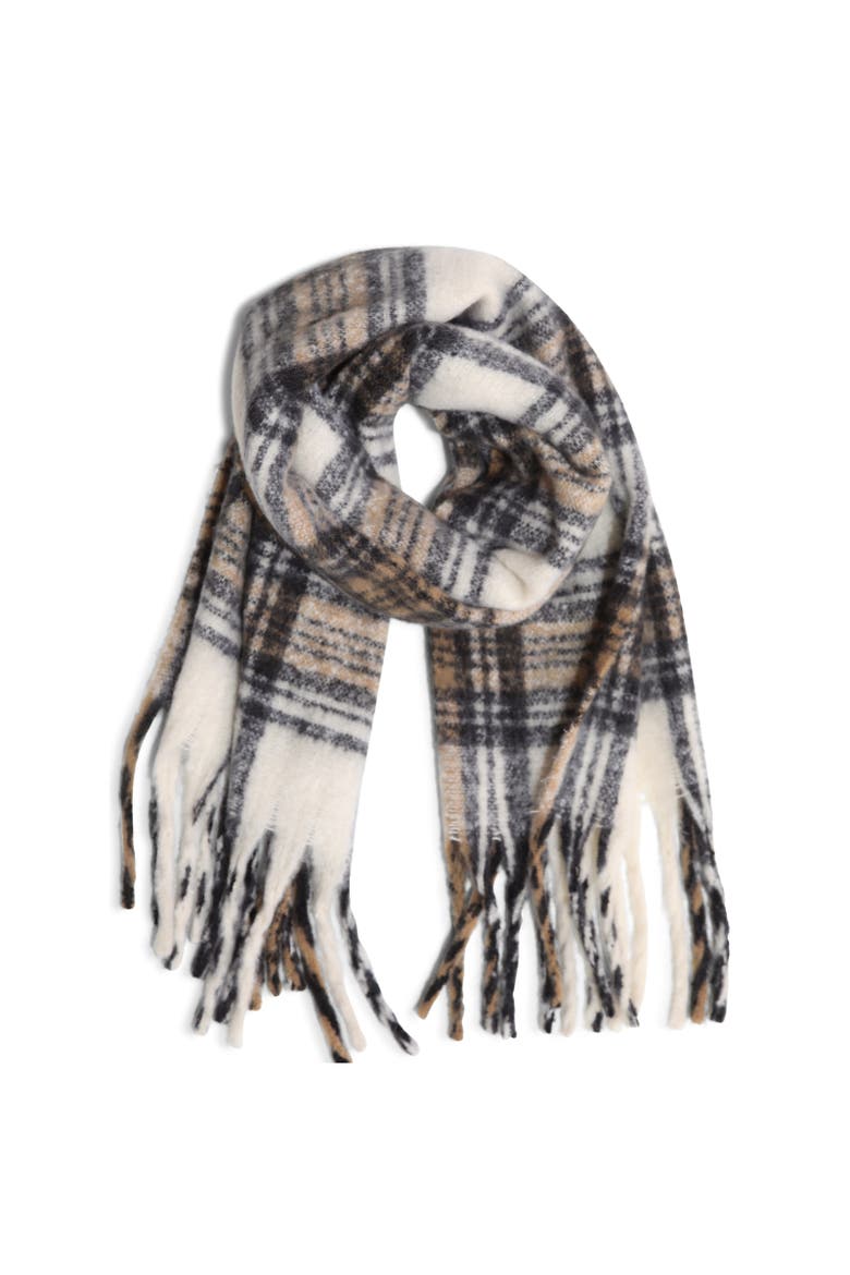 Still Into You Scarf, Alternate, color, Black/White