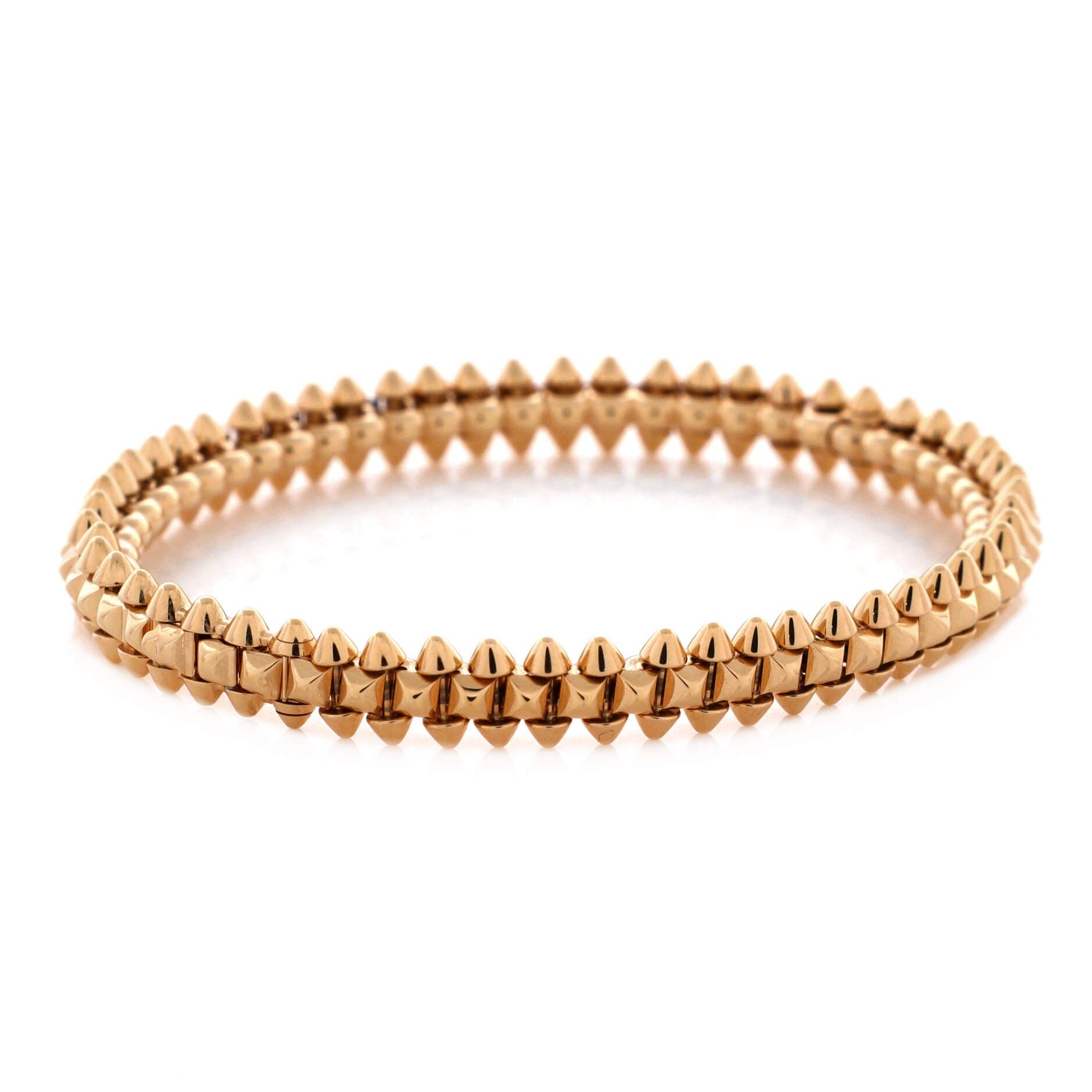 Clash de Cartier Bracelet 18K Rose Gold Small, Alternate, color, Metallic Gold