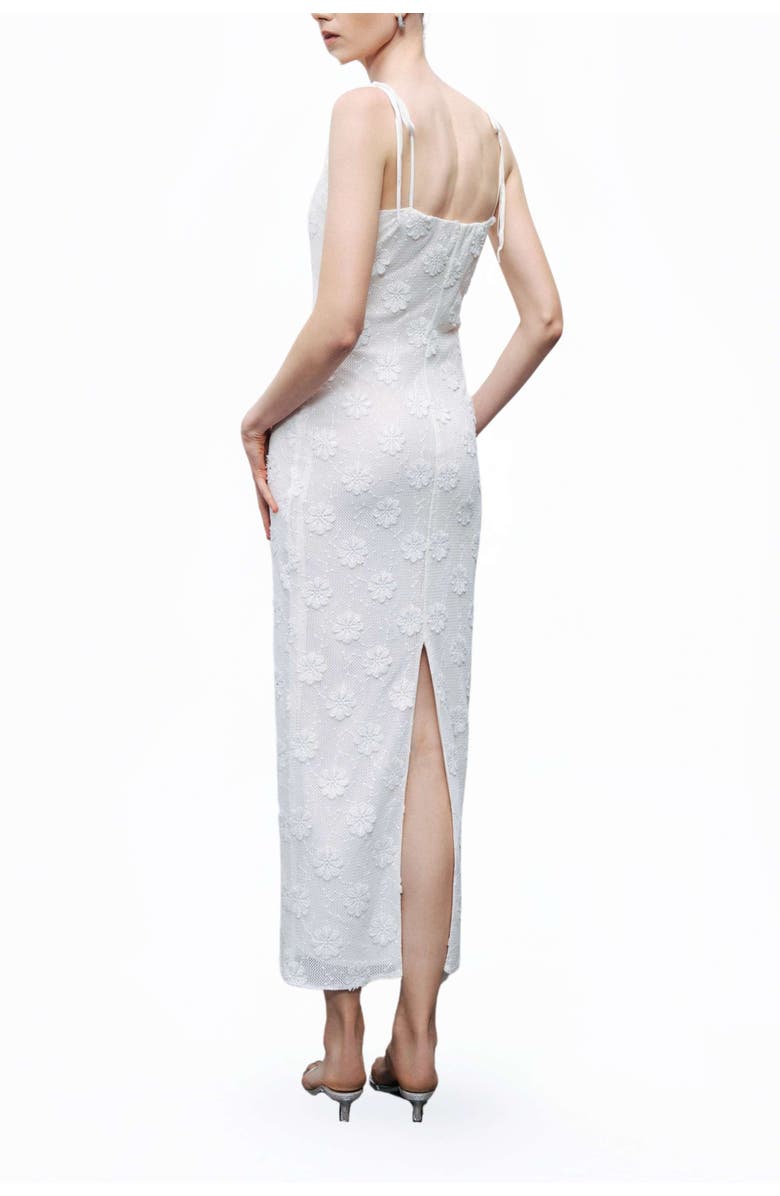 Nocturne Stone Embroidered Dress, Alternate, color, 