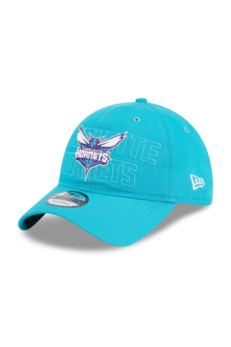 Men's New Era  Teal Charlotte Hornets 2023 NBA Draft 9TWENTY Adjustable Hat, Main, color, Teal
