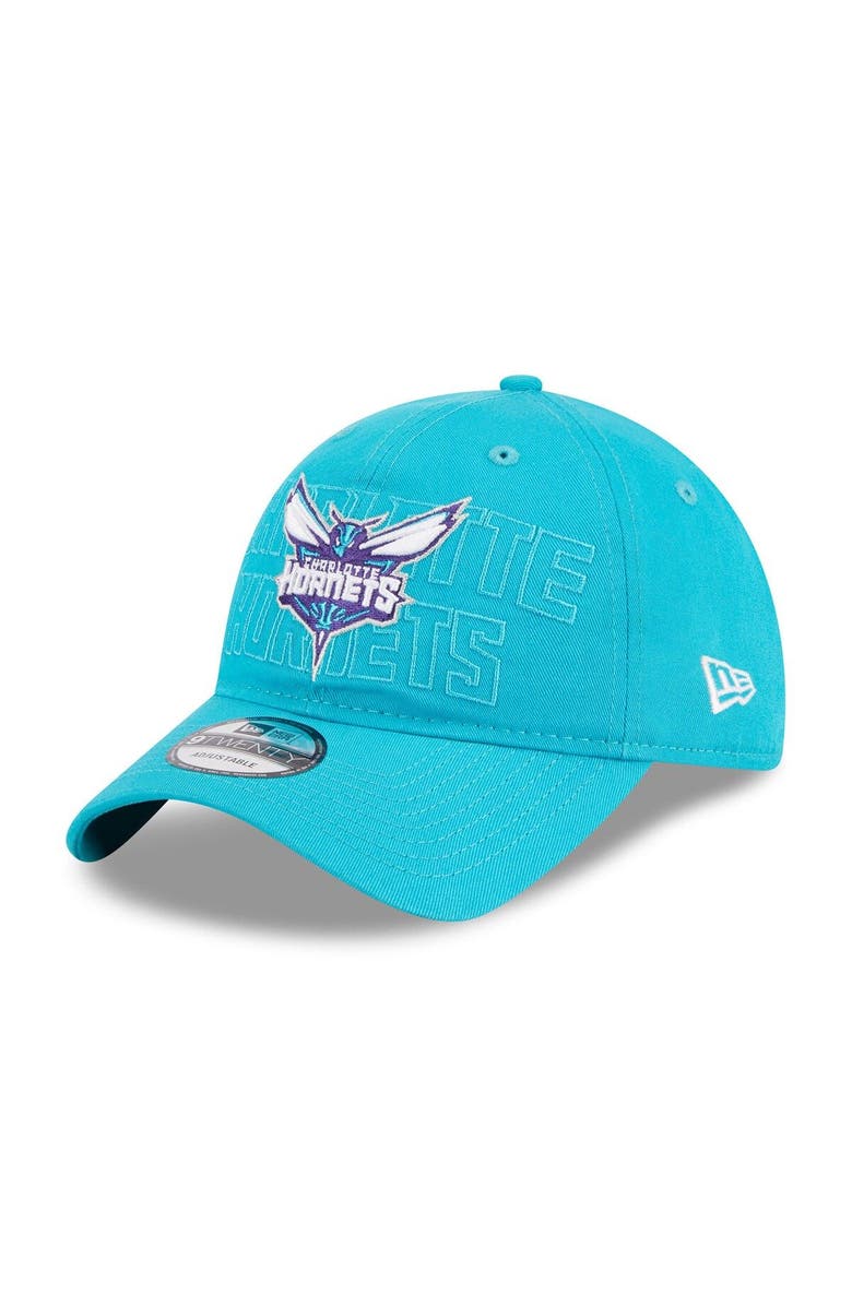 New Era Men's New Era  Teal Charlotte Hornets 2023 NBA Draft 9TWENTY Adjustable Hat, Main, color, 