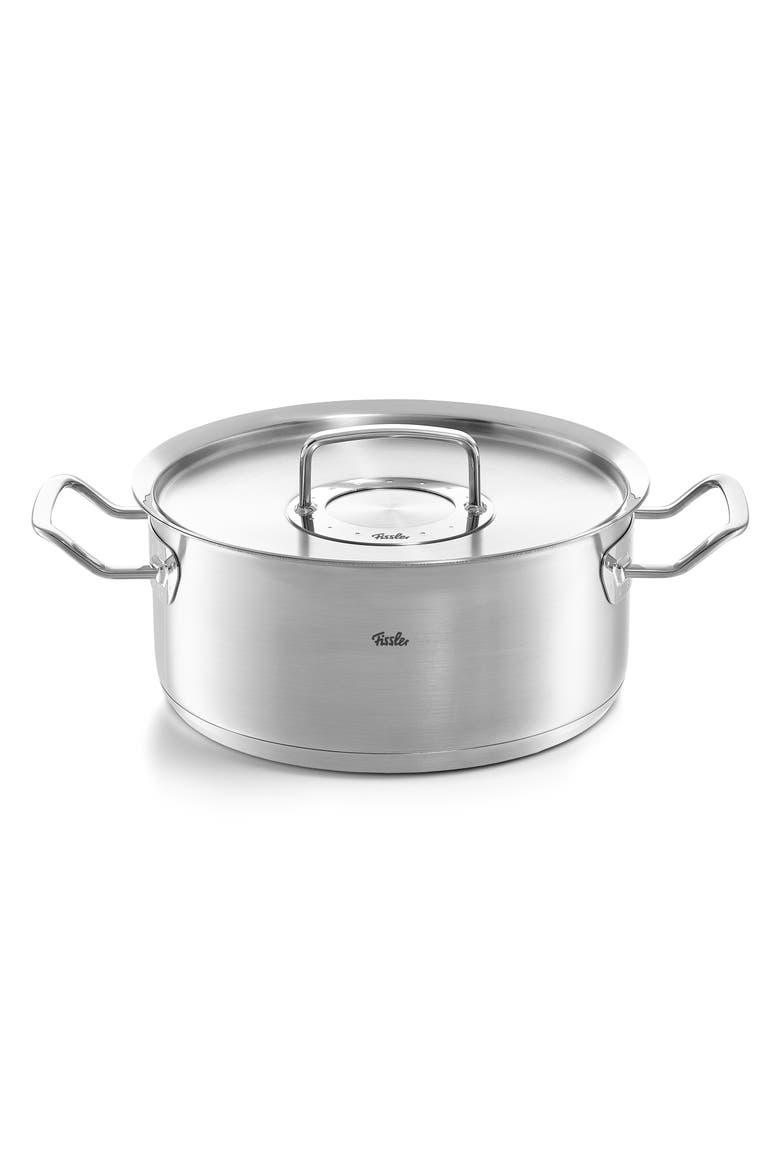 Original-Profi Collection Stainless Steel Rondeau with Metal Lid, Main, color, Stainless Steel