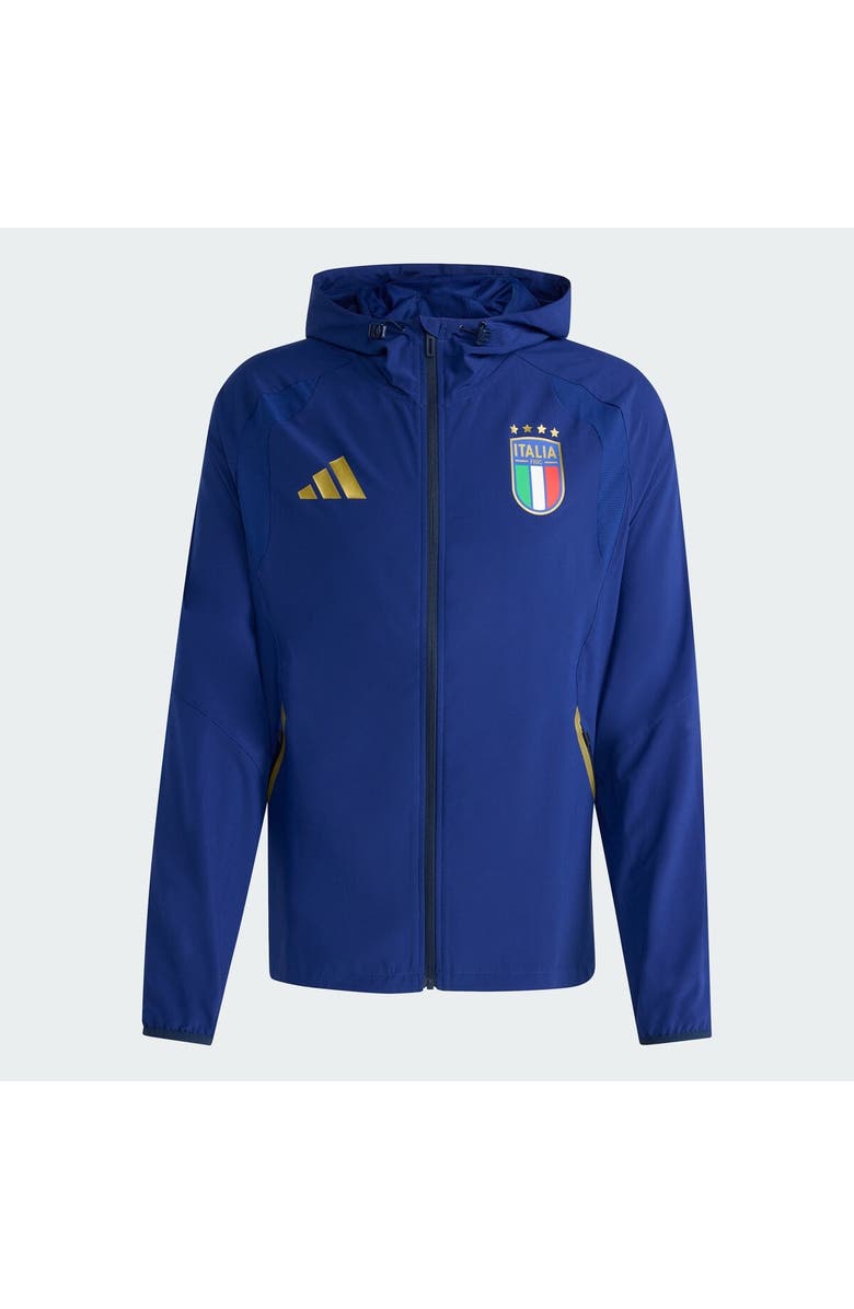 adidas Men
s adidas  Blue Italy National Team FIFA x World Cup 2026 Full-Zip Travel Windbreaker Jacket, Alternate, color, Blue