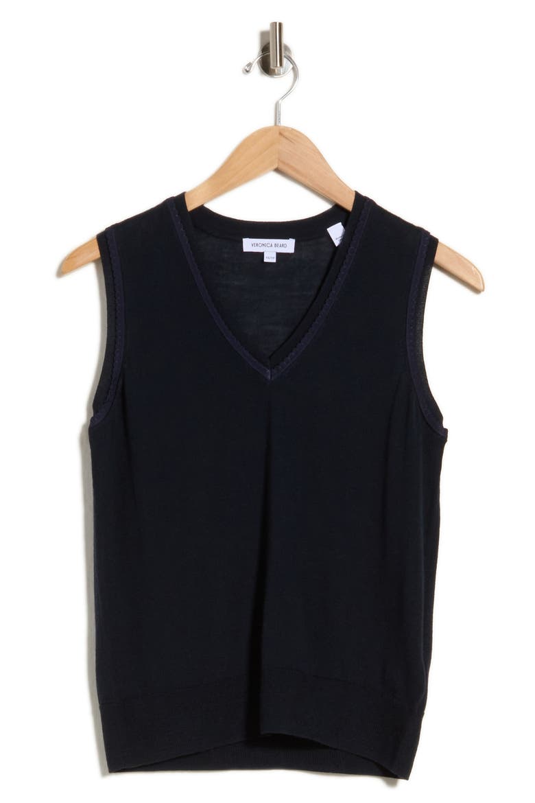 Milette Sleeveless Pullover, Main, color, NAVY