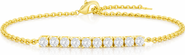Donatello Gian Multi Strand Crystal Bracelet