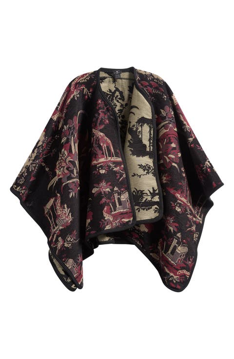 Reversible Jacquard Cape