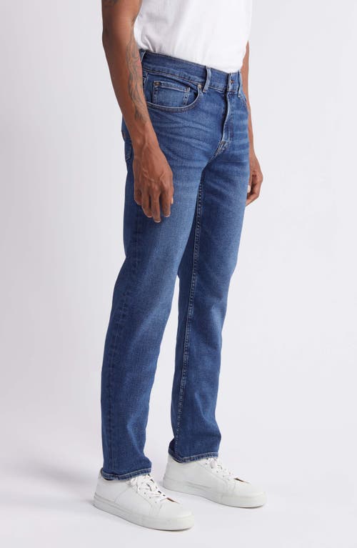 7 For All Mankind Austyn Squiggle Relaxed Straight Jeans In City Lights