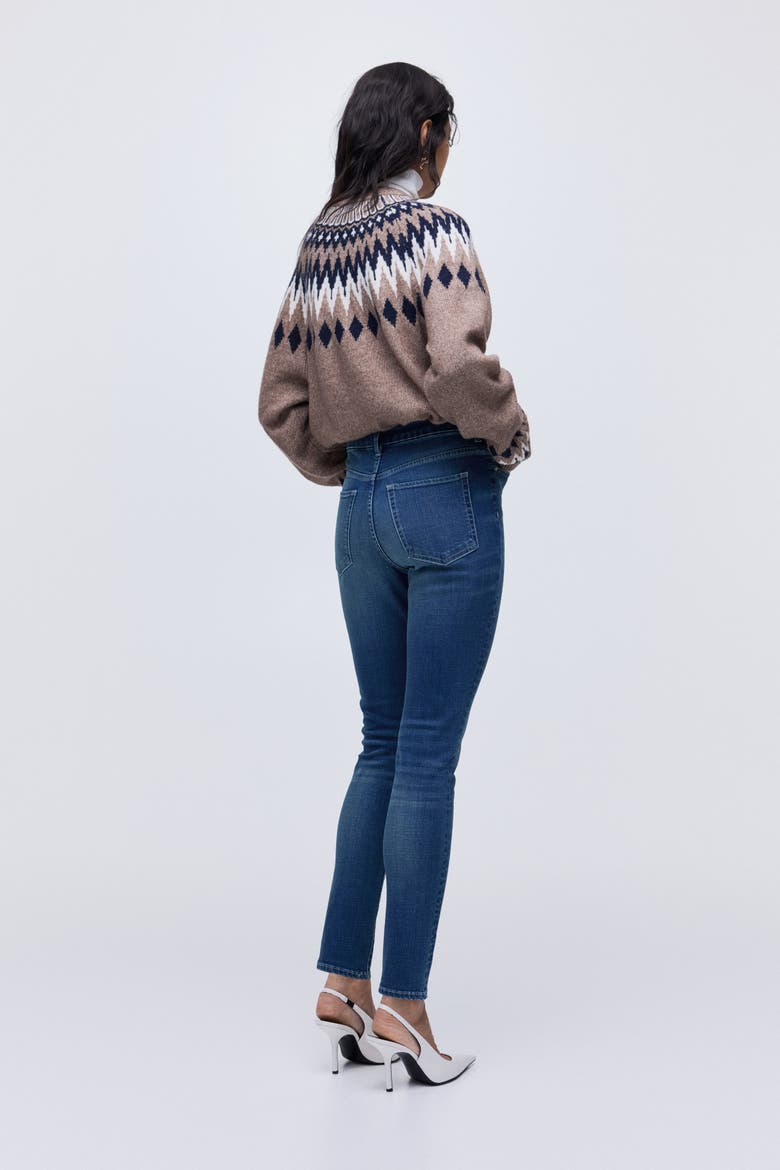 Skinny High Jeans, Alternate, color, Denim blue
