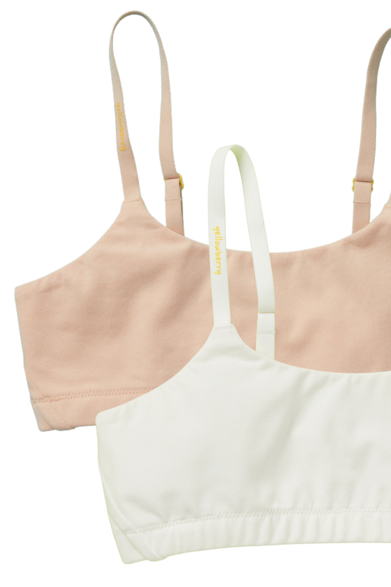 Pipit Pima Cotton Bra 2PK, Alternate, color, Earth