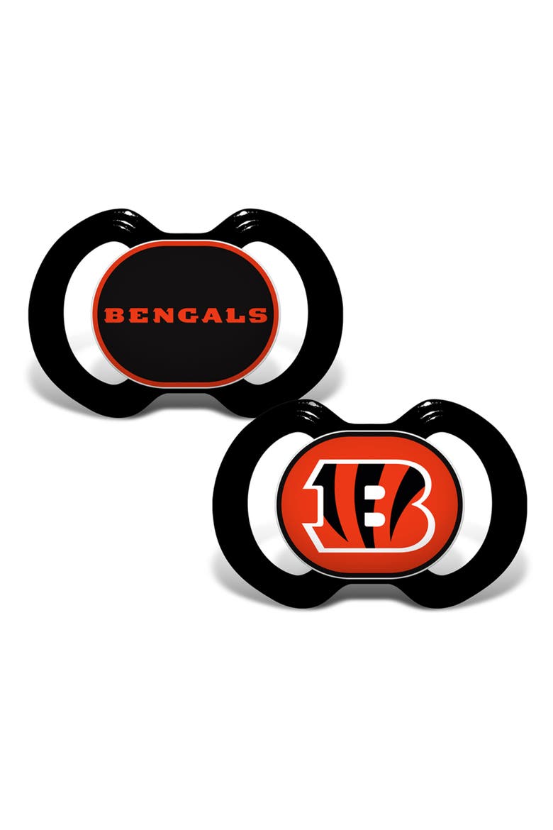 Cincinnati Bengals Pacifier 2-Pack, Main, color, Multicolor