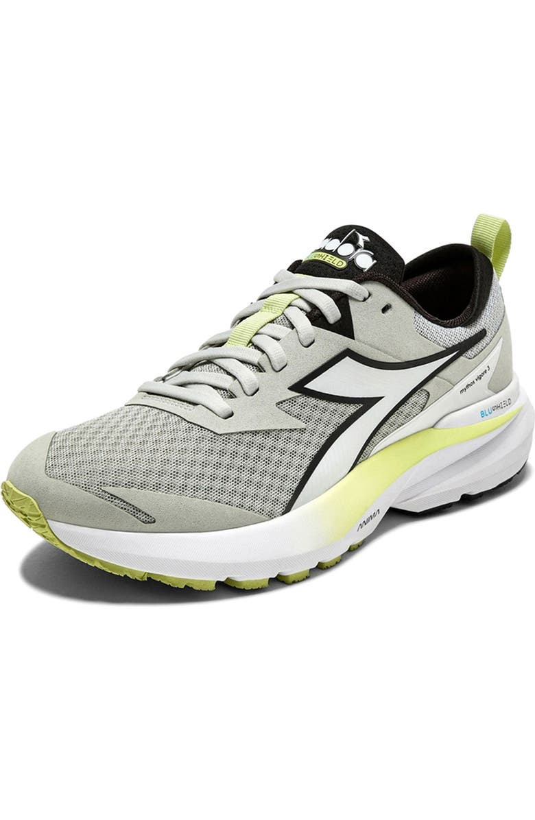 Diadora Mythos Vigore 3 Running Shoe, Alternate, color, Silver/ White/ Black