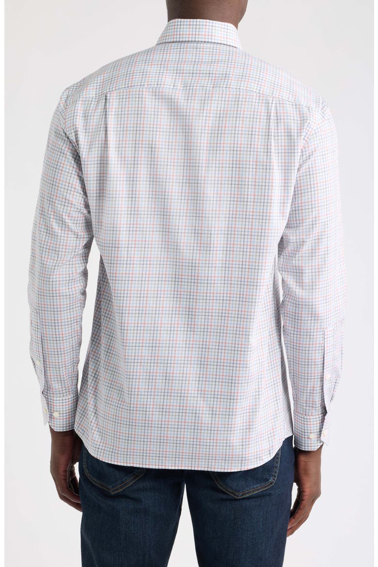 Crown Crafted Otis Cotton Button-Down Shirt, Alternate, color, CADET