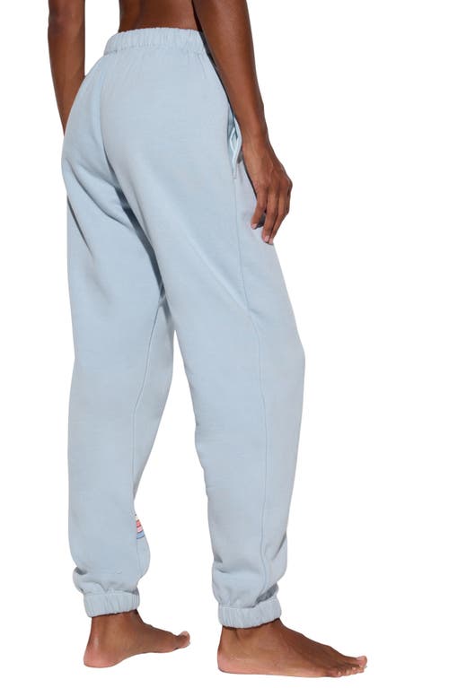 Spiritual Gangster Grateful Portia Cotton Sweatpants In Blue