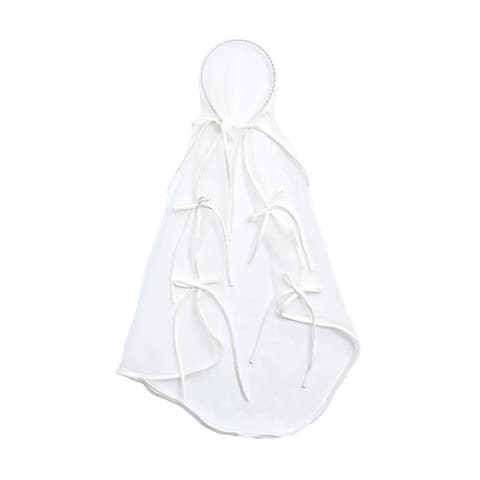 Ribbon-Tie Mesh Veil