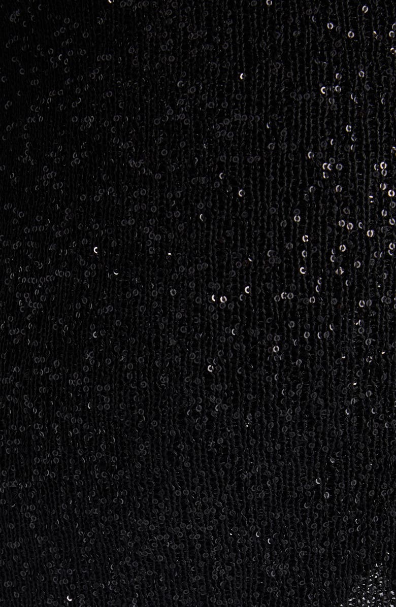 Balenciaga Sequin Maxi Sweater Skirt, Alternate, color,