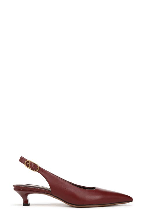 Franco Sarto Marlow Slingback Kitten Heel Pump In Red