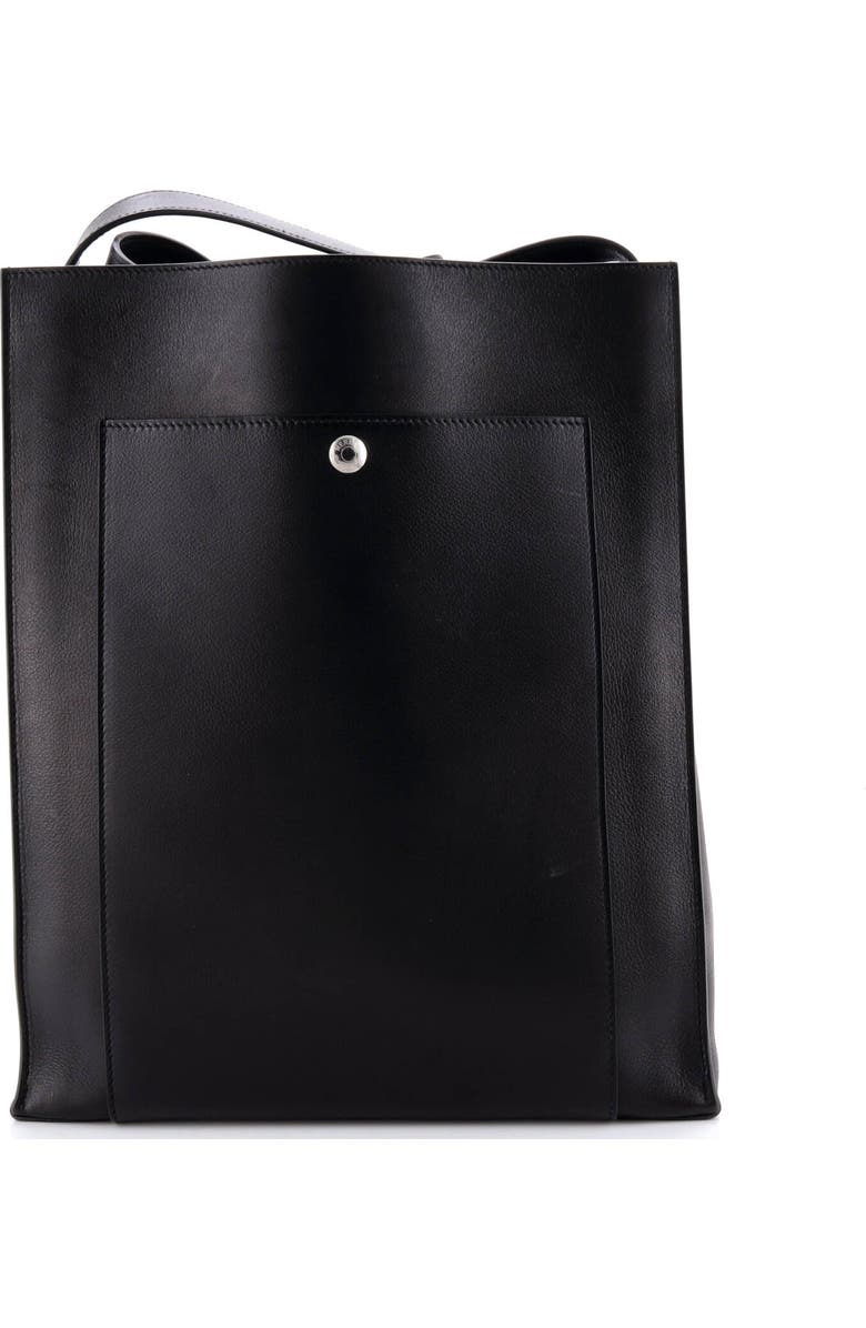 Pre-Owned Hermes Cab'H Tote Evergrain, Alternate, color, Noir