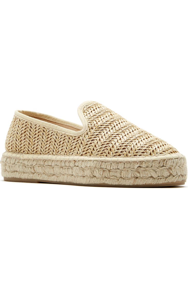 La Canadienne Clay Rattan Platform Loafer, Main, color,