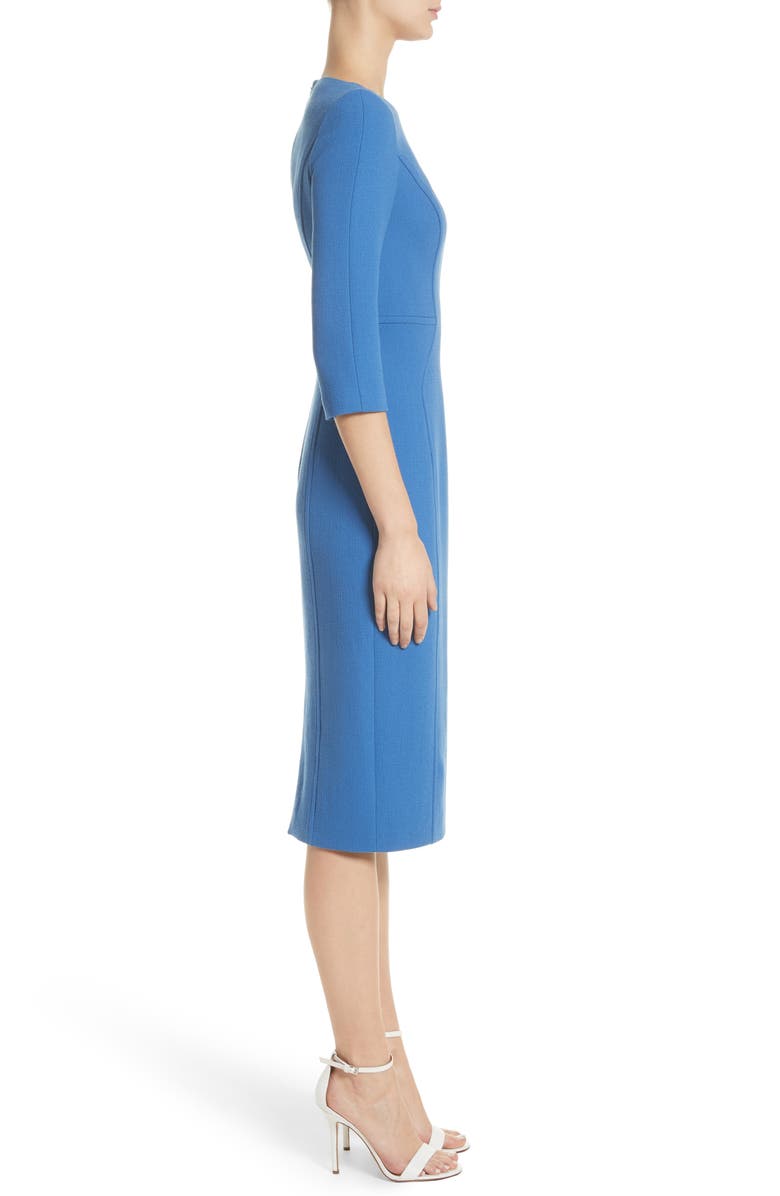 Michael Kors Stretch Wool Sheath Dress, Alternate, color, 