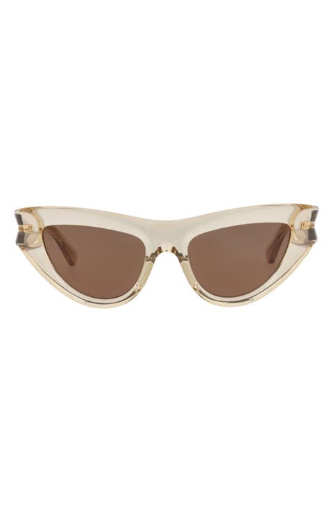51mm Polarized Cat Eye Sunglasses
