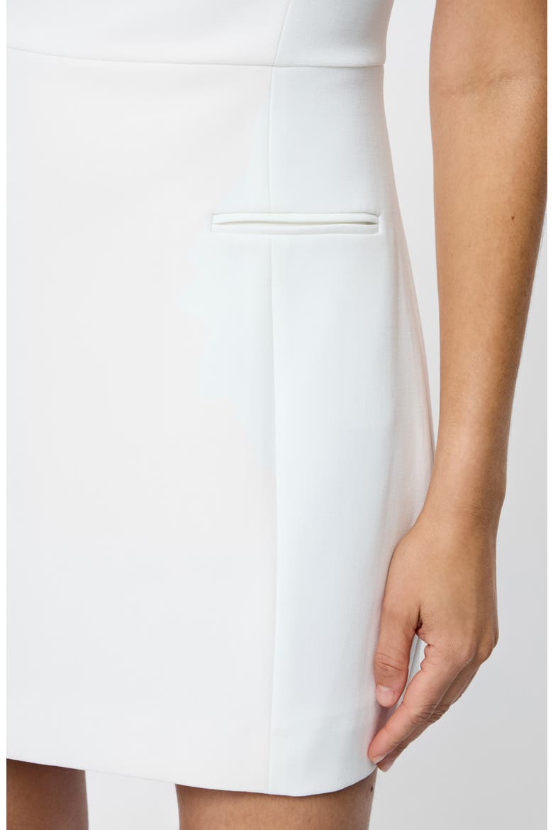 Whisper Boatneck Minidress, Alternate, color, SUMMER WHITE
