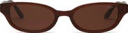 DEZI Gia Rectangular Gradient Sunglasses