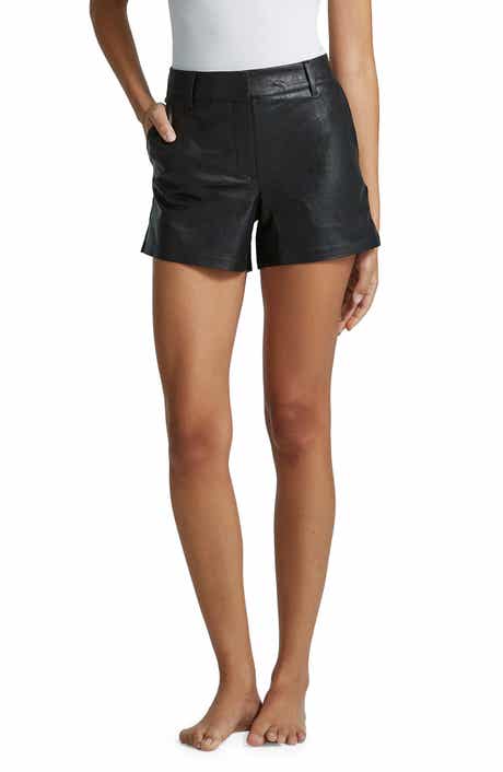Faux Leather Shorts