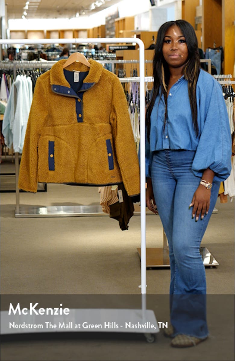 Snap Placket Fleece Pullover, sales video thumbnail