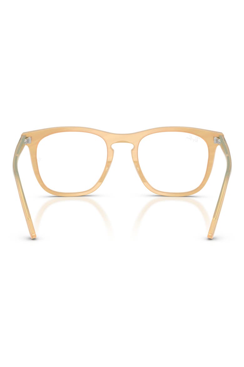 RB2210V 53mm Square Optical Glasses, Alternate, color, BROWN