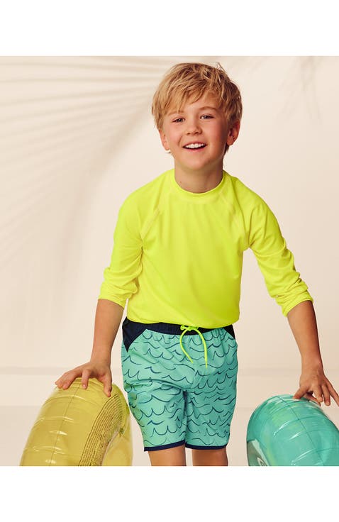 Boys Long Sleeve UPF 50 Sun Protection Rash Guard