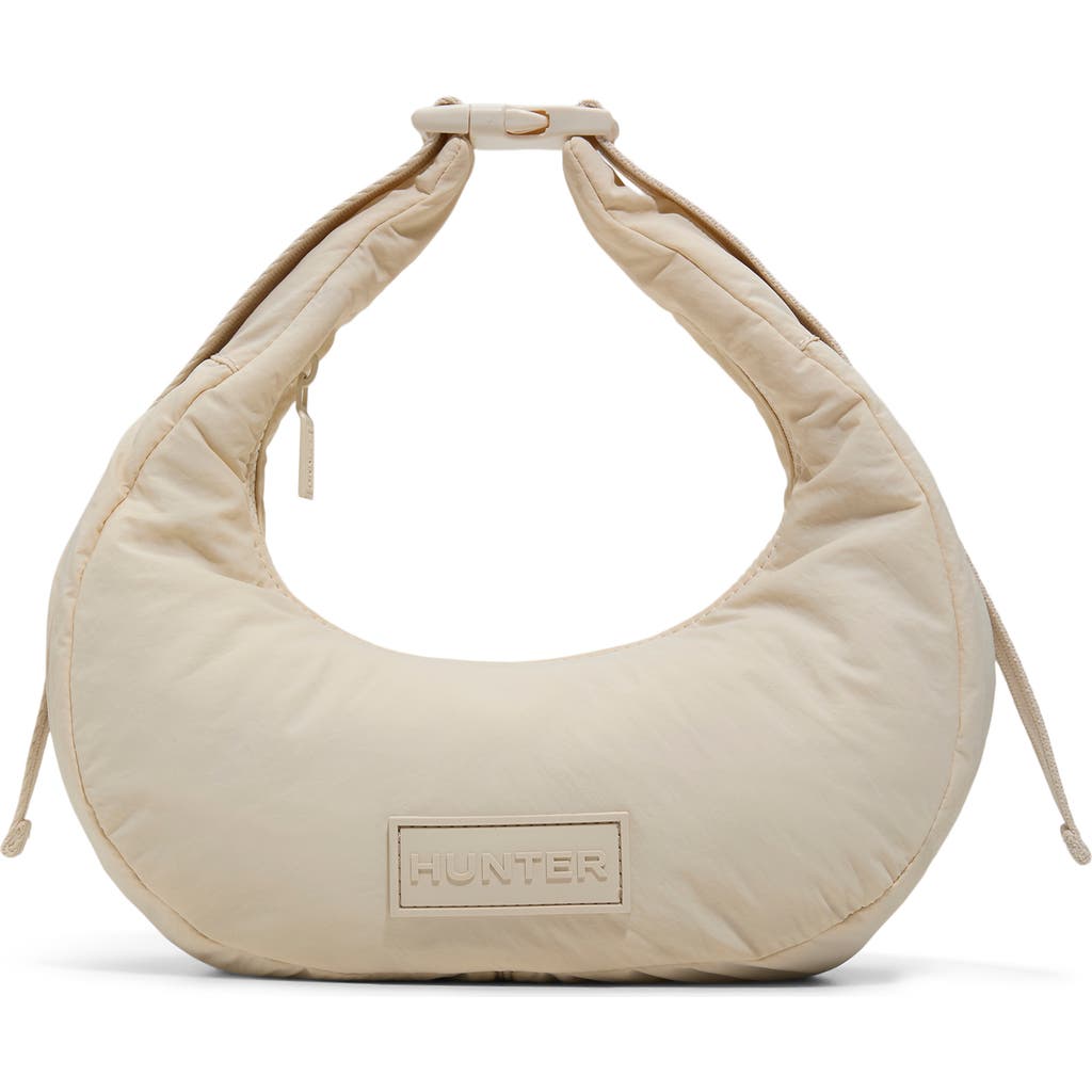 Shop Hunter Mini Lune Shoulder Bag In Cream